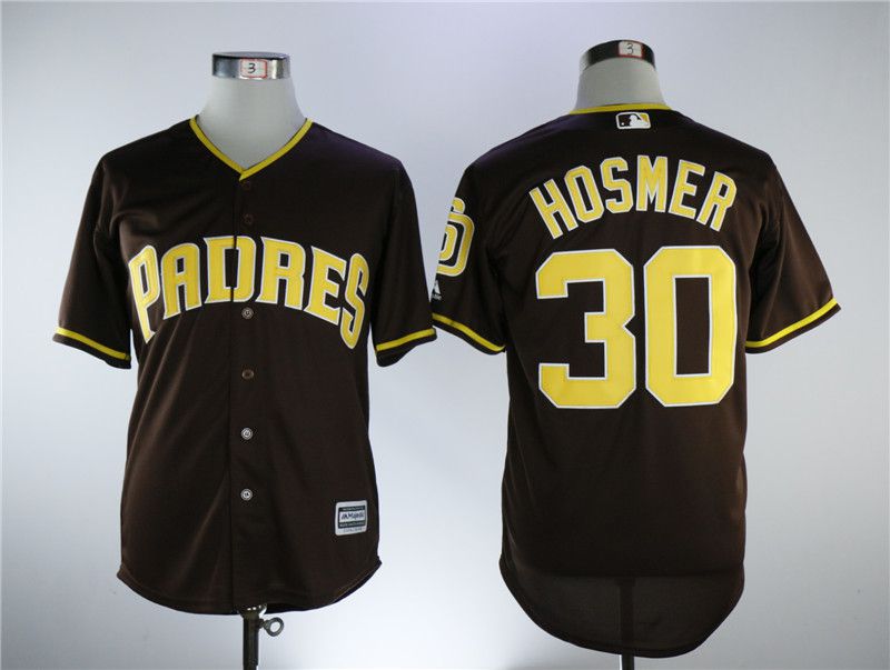 Men San Diego Padres #30 Hosmer Coffee Game MLB Jerseys->houston astros->MLB Jersey